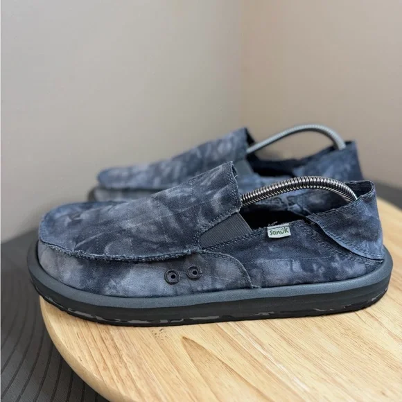 Sanuk Men’s vagabond tie dye slip on shoes - Picture 5 of 8